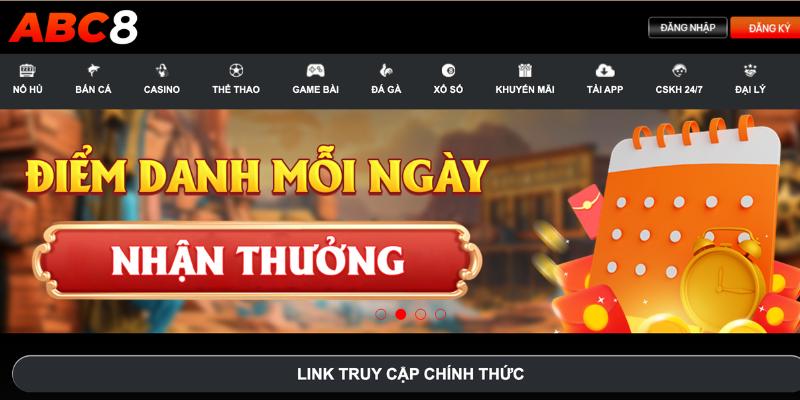 ABC8 là nhà cái có tên tuổi trên thị trường giải trí hiện nay