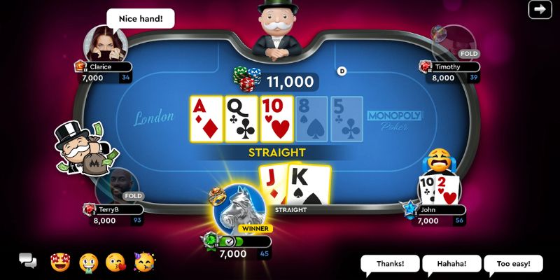 Một vài thuật ngữ game bài Poker online