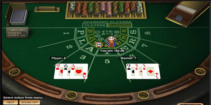 Baccarat là trò chơi đánh bài đặc sắc